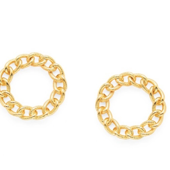 Gold Hoop Earrings - Picture 3 of 3